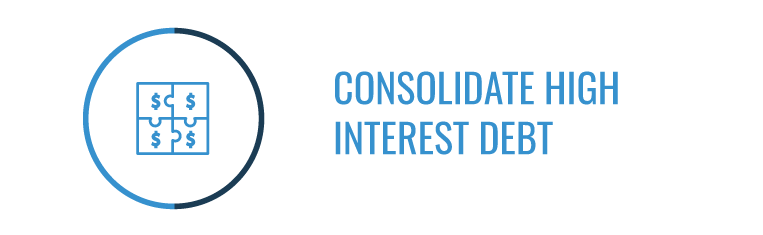 consolidate high interest debt